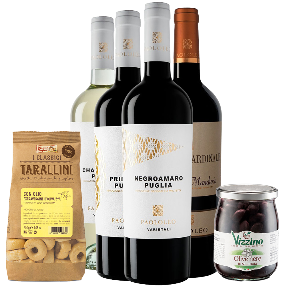 Cantine Paololeo Box Degustazione "Tradizioni pugliesi" Cantine Paololeo Box Degustazione "Tradizioni pugliesi"