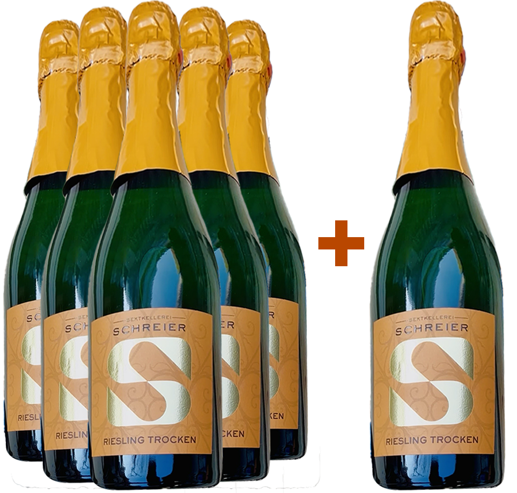 5+1 Paket Hausmarke Sekt