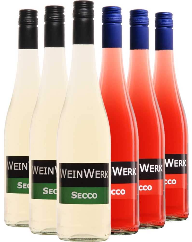 Sonnenuntergang-Duo - Secco Rivaner + Rotling