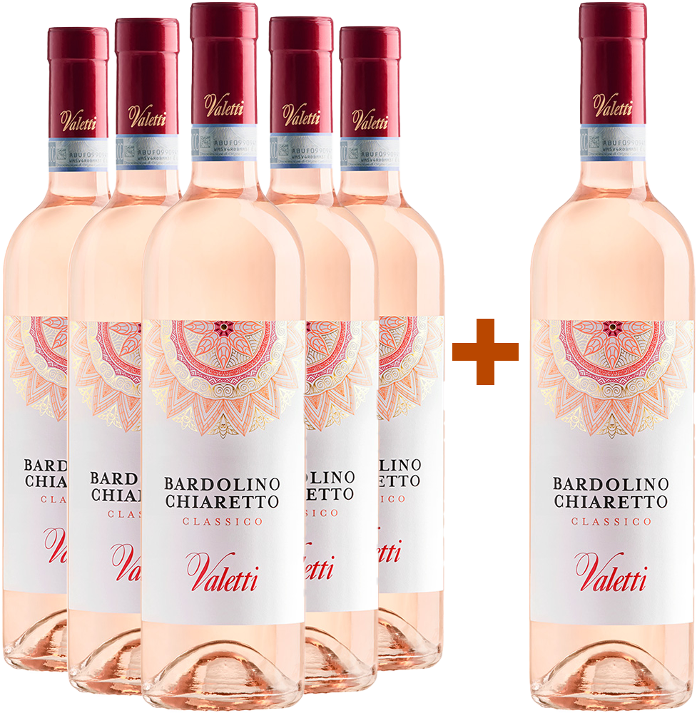 5+1 Paket Chiaretto Bardolino Classico DOC