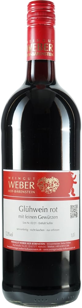 Glühwein - rot 1,0 L