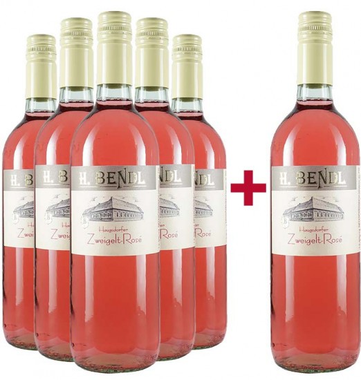 5+1 Zweigelt Rosé Paket - Weingut Bendl