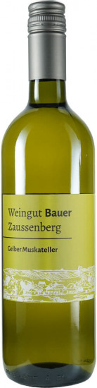 2023 Gelber Muskateller trocken Bio - Weingut Bauer Zaussenberg
