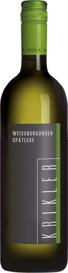 2018 Weißburgunder süß - Weingut Krikler