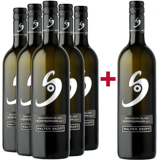 5+1 Paket Sauvignon Blanc Südsteiermark DAC trocken - Weingut Walter Skoff
