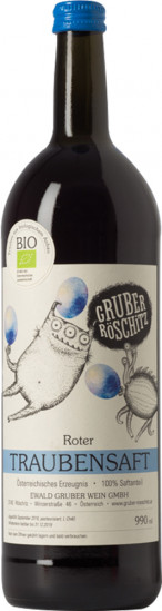 Traubensaft rot Bio 1,0 L - Weingut Gruber Röschitz