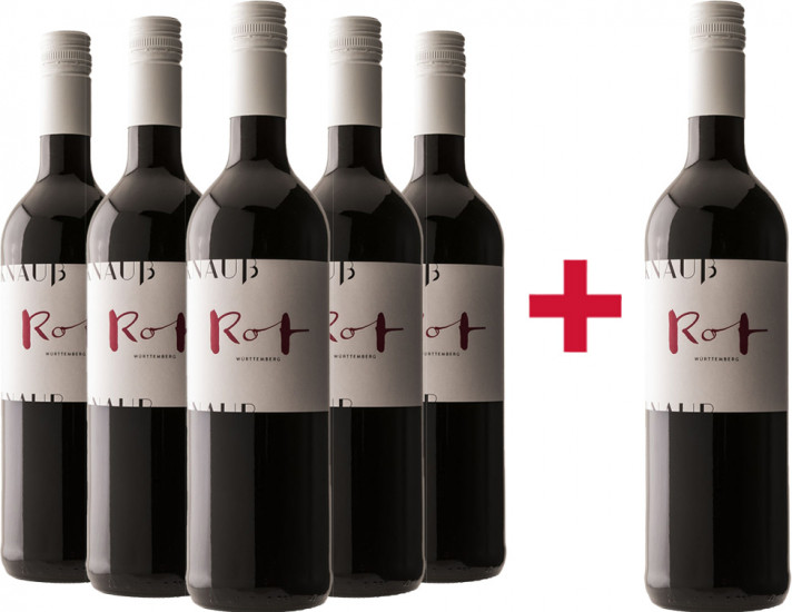 5+1 Rot trocken Paket - Weingut Knauß