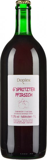 G´spritzter Pfirsich süß 1,0 L - Weingut Dopler