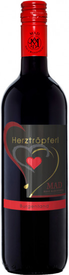 2022 Herztröpferl Rot halbtrocken - Weingut MAD