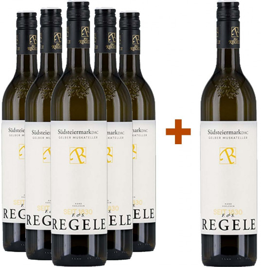 5+1 Paket Gelber Muskateller Südsteiermark DAC - Weingut Regele