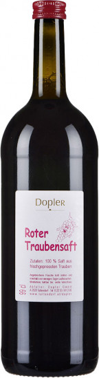 Traubensaft rot 1,0 L - Weingut Dopler