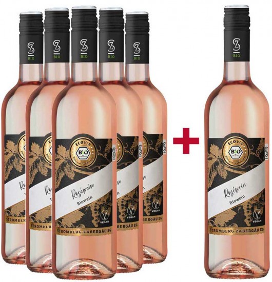 5+1 Rosé-Paket halbtrocken BIO - Weingärtner Stromberg-Zabergäu