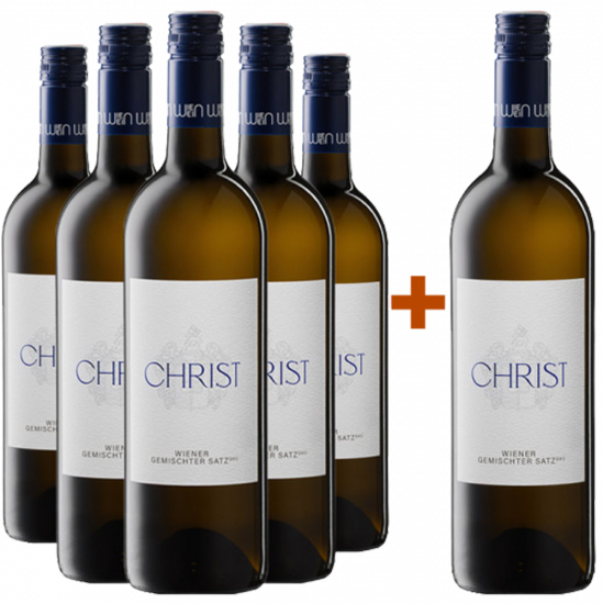 5+1 Paket Wiener Gemischter Satz DAC trocken Bio - Weingut Rainer Christ