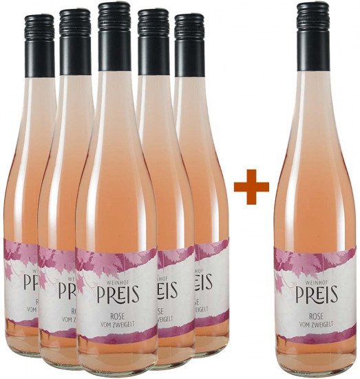 5+1 Paket Rosé vom Zweigelt trocken - Weinhof Preis