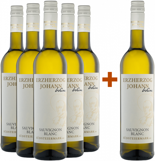 5+1 Paket Sauvignon Blanc Südsteiermark DAC - Erzherzog Johann Weine
