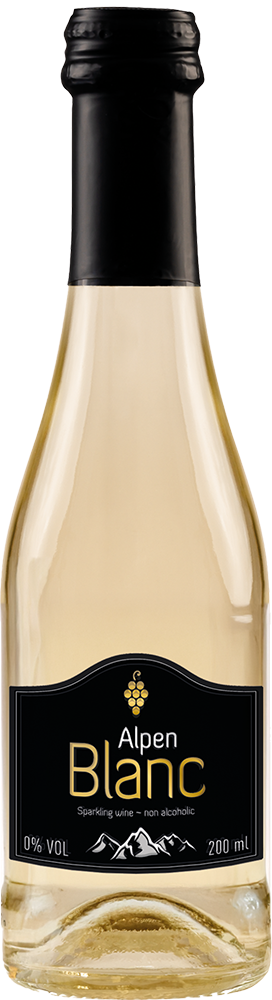 N°0 Alpen Blanc - Piccolo Sekt Welschriesling Alkoholfrei 0,2 L