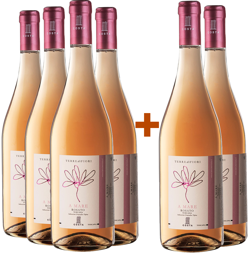 6+6 Paket Terredifiori A Mare Rosé Toscana IGP