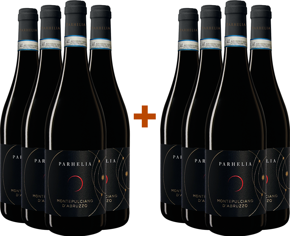 4+4 Paket Parhelia Montepulciano d'Abruzzo DOC 4+4 Paket Parhelia Montepulciano d'Abruzzo DOC