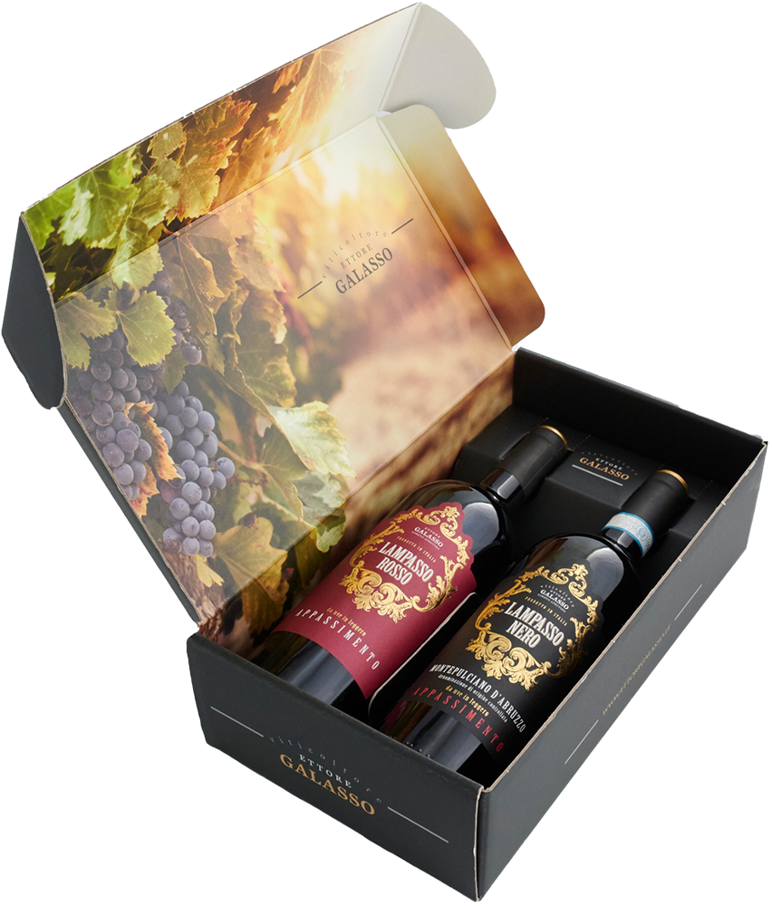 Lampasso Montepulciano DOC Geschenk-Paket