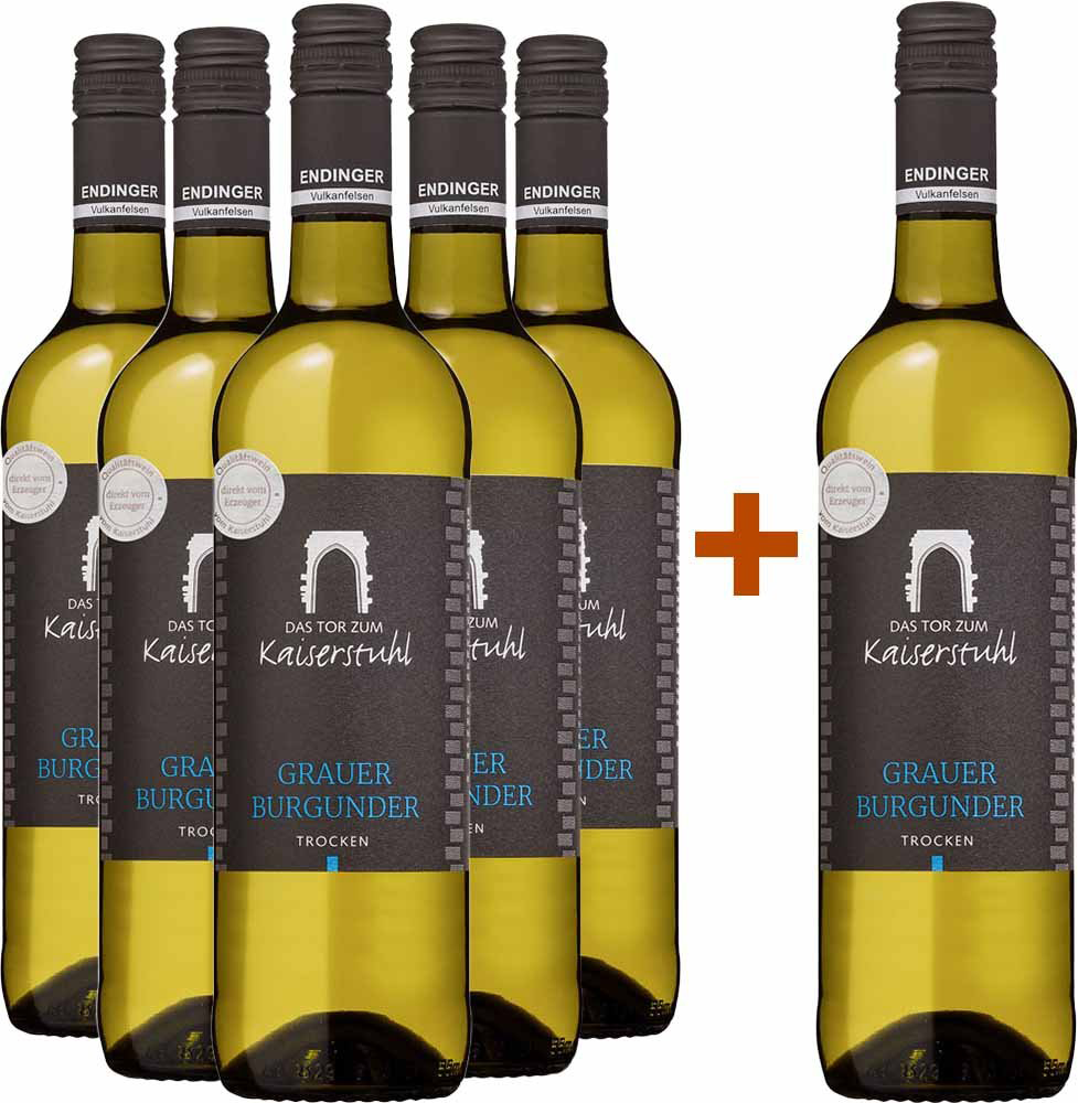5+1 Paket "Das Tor zum Kaiserstuhl" Grauburgunder trocken