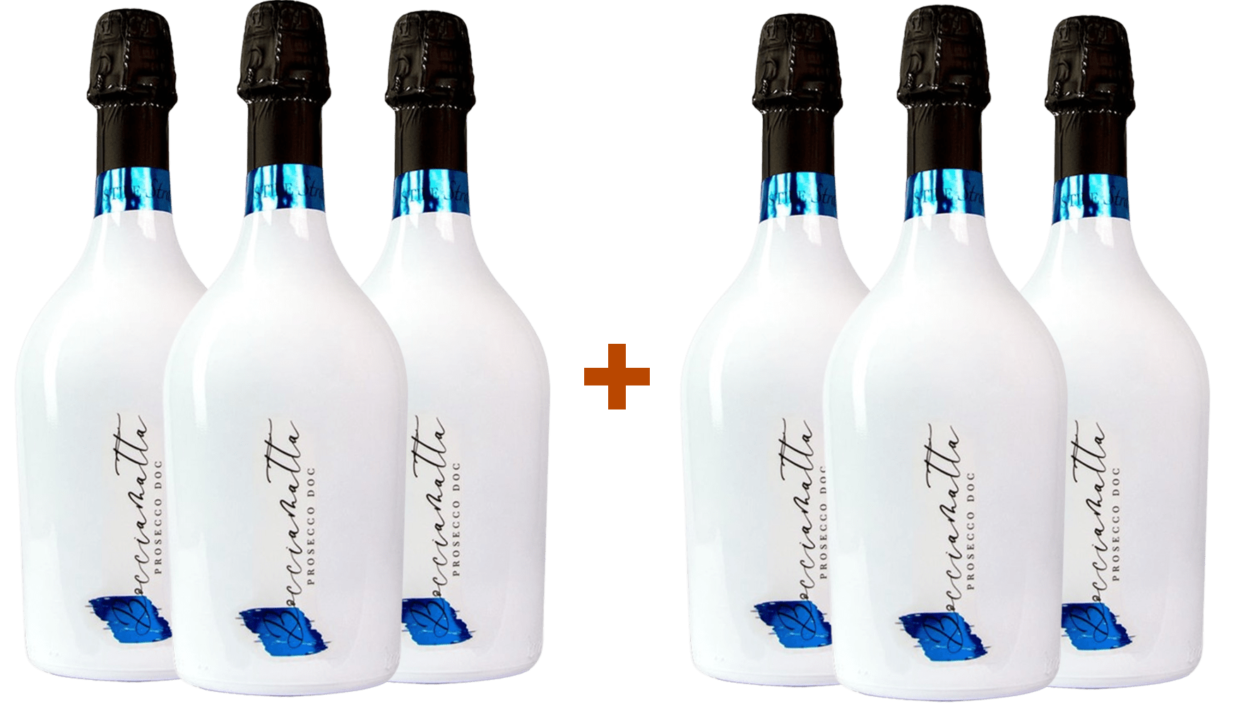 3+3 Paket StraItalian Bocciamatta Prosecco DOC