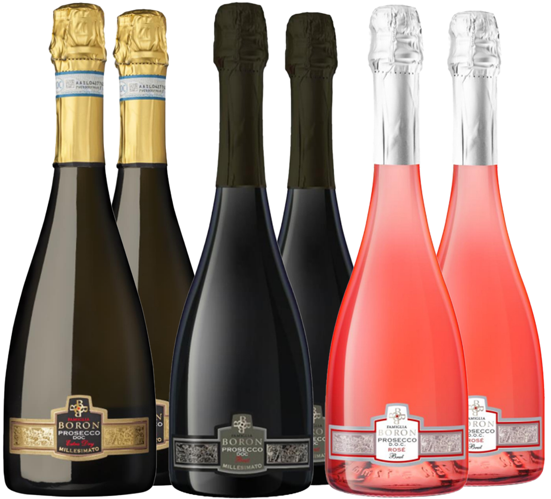 Boron Prosecco DOC Kennenlern-Paket Boron Prosecco DOC Kennenlern-Paket