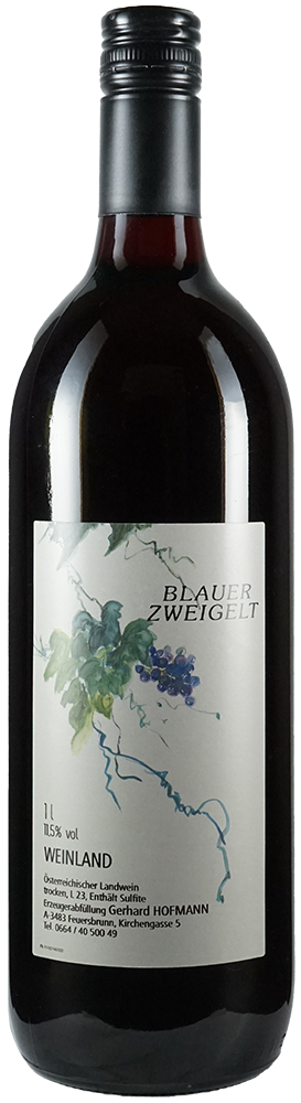 2023 Blauer Zweigelt 1,0 L 2023 Blauer Zweigelt 1,0 L