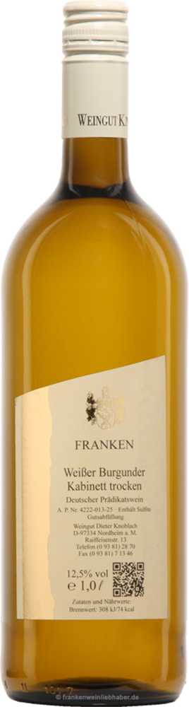 2024 Weißer Burgunder 1,0 L