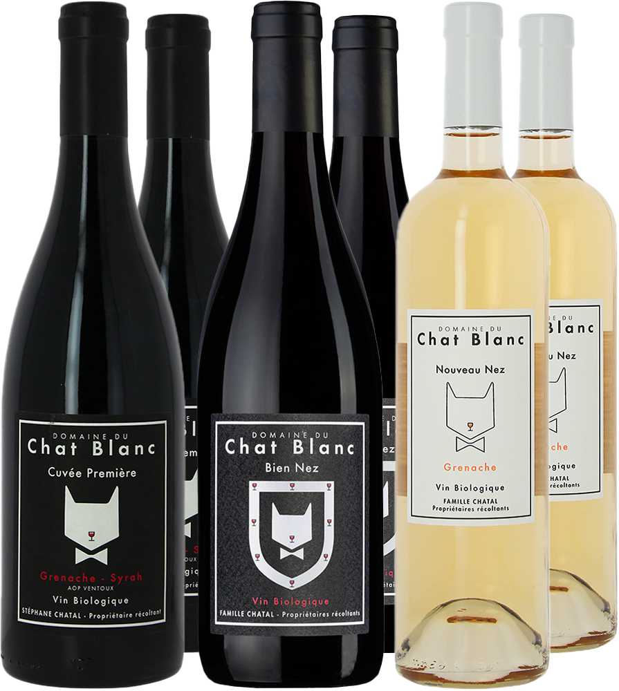 Kennenlern-Paket Domaine du Chat Blanc BIO Kennenlern-Paket Domaine du Chat Blanc BIO