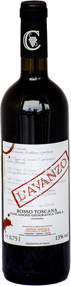 2021 L'Avanzo Toscana IGP BIO 2021 L'Avanzo Toscana IGP BIO