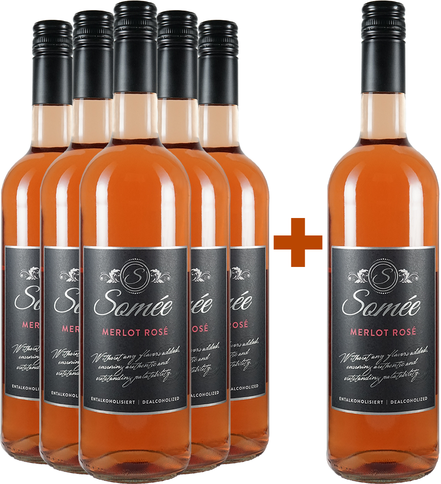 5+1 Paket Merlot Rosé alkoholfrei