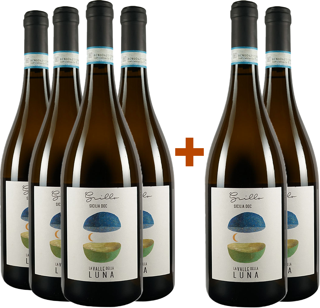 4+2 Paket Grillo Sicilia DOC 4+2 Paket Grillo Sicilia DOC