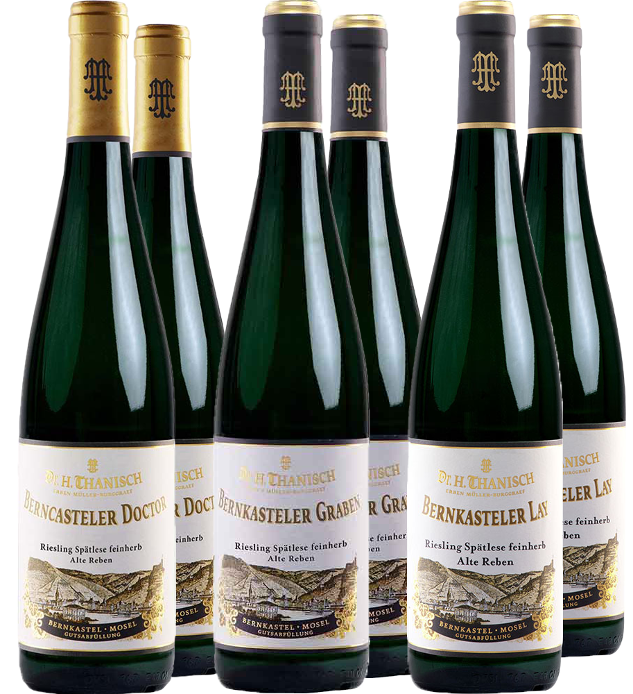 6er Lagen-Riesling Paket Spätlese feinherb