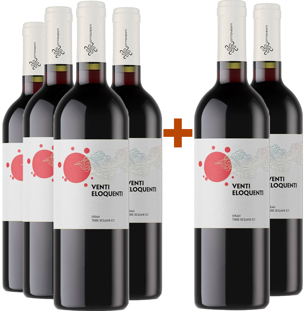 4+2 Paket Venti Eloquenti Terre Siciliane IGP BIO