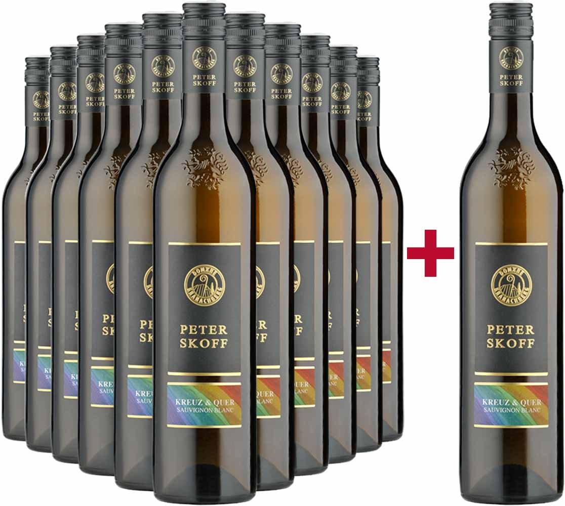 11+1 Paket "Kreuz & Quer" Sauvignon Blanc trocken 11+1 Paket "Kreuz & Quer" Sauvignon Blanc trocken
