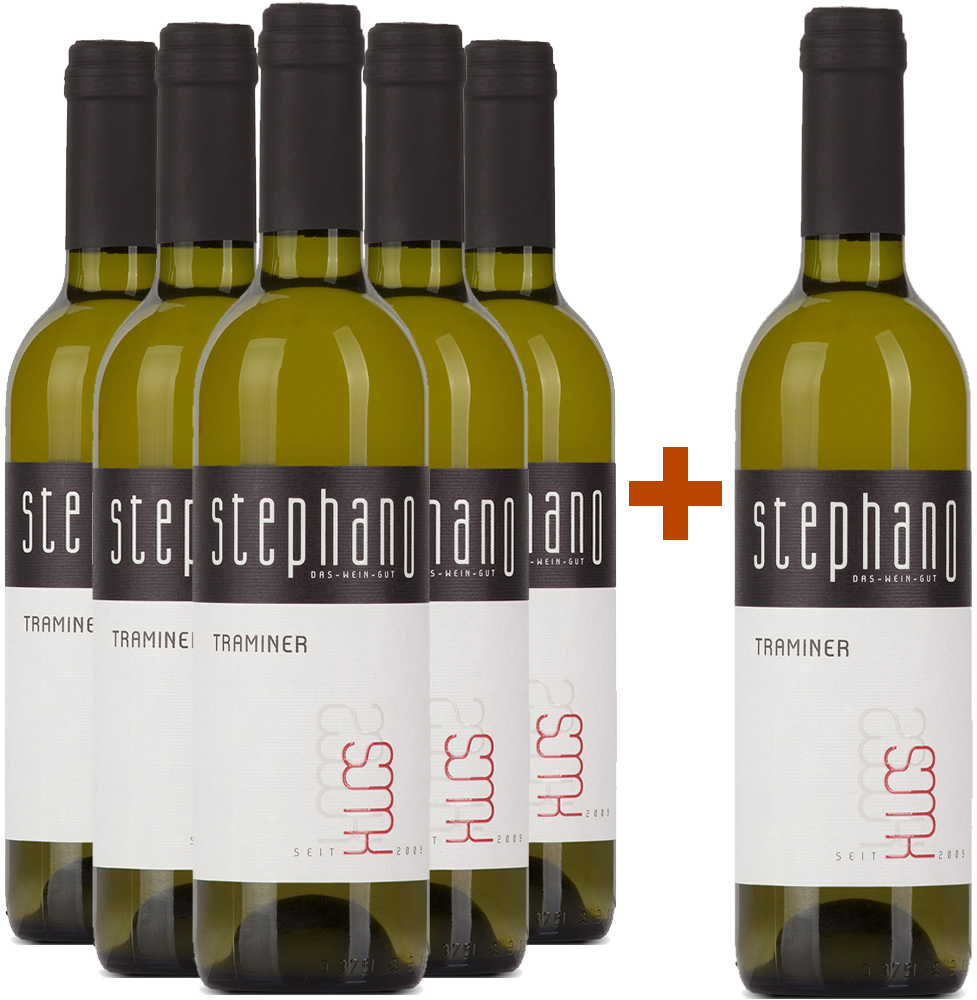 5+1 Paket Traminer halbtrocken 