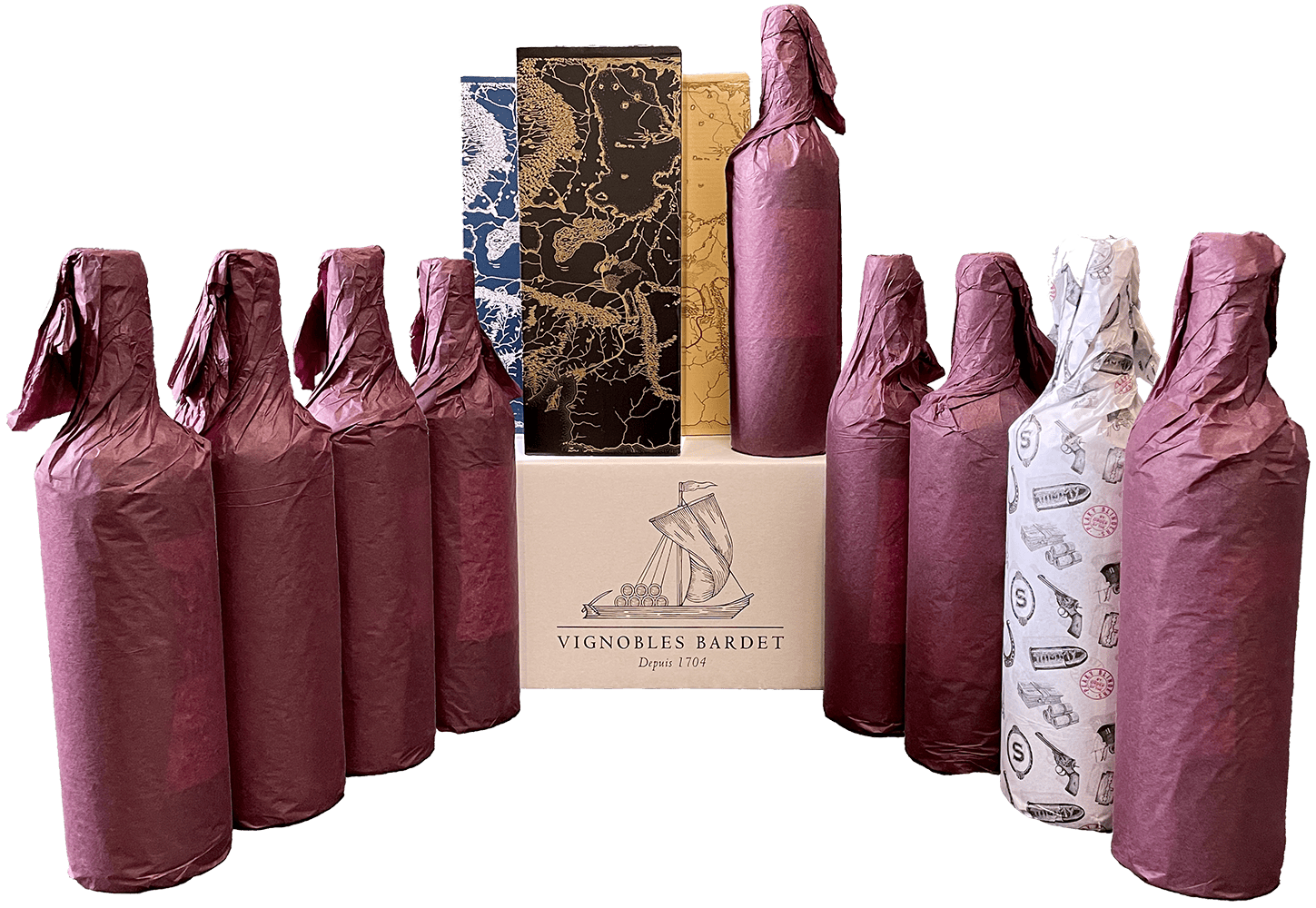 Exklusive Weine aus Bordeaux - Maison Bardet Weihnachtspaket 