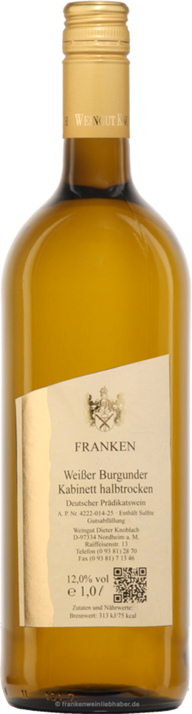 2024 Weißer Burgunder 1,0 L