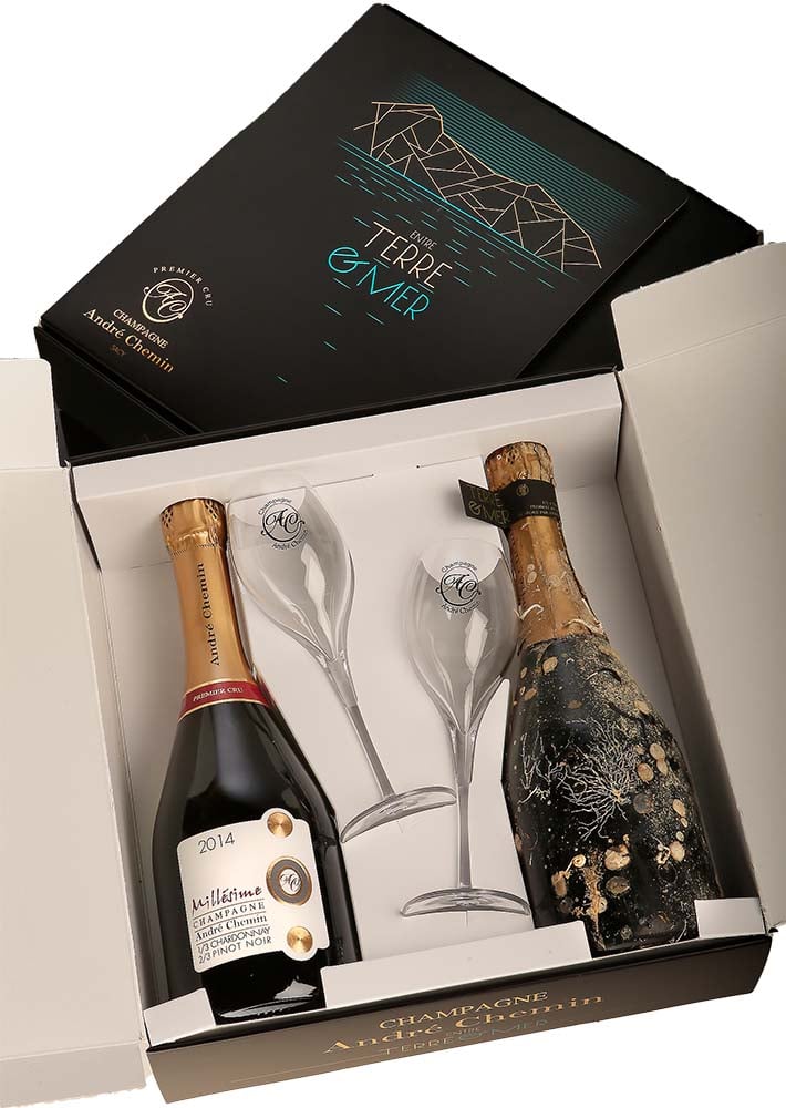 2016 Champagner- Set Entre Terre & Mer Millésimé Champagne AOP 2016 Champagner- Set Entre Terre & Mer Millésimé Champagne AOP