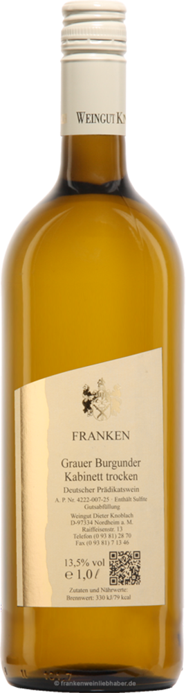 2024 Grauer Burgunder 1,0 L