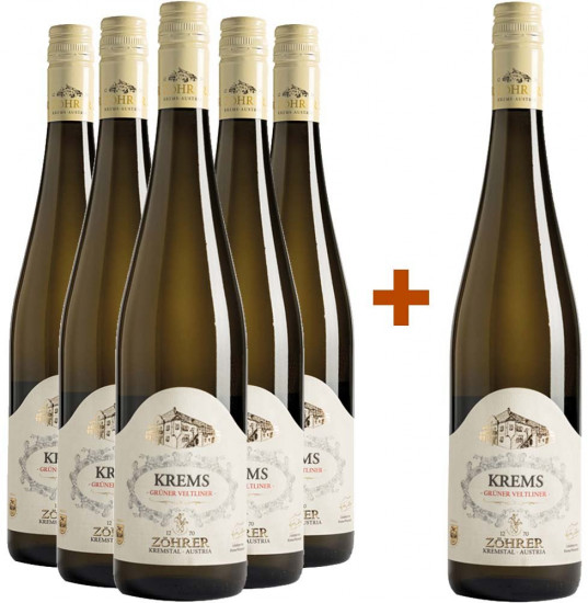 5+1 Paket "KREMS" Grüner Veltliner Kremstal DAC trocken