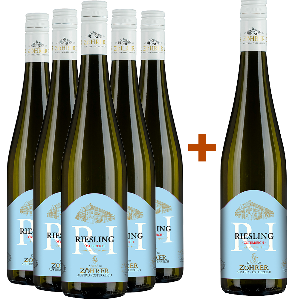 5+1 Paket ÖSTERREICH Riesling