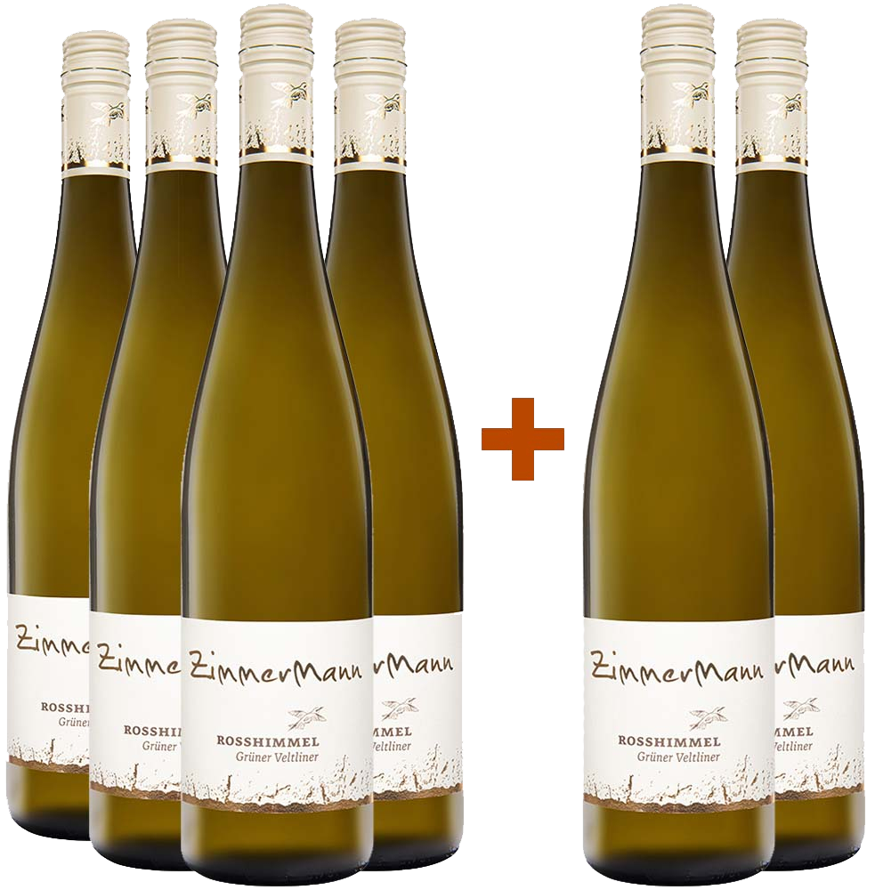 4+2 Paket Rosshimmel Grüner Veltliner Kremstal DAC Reserve trocken 4+2 Paket Rosshimmel Grüner Veltliner Kremstal DAC Reserve trocken