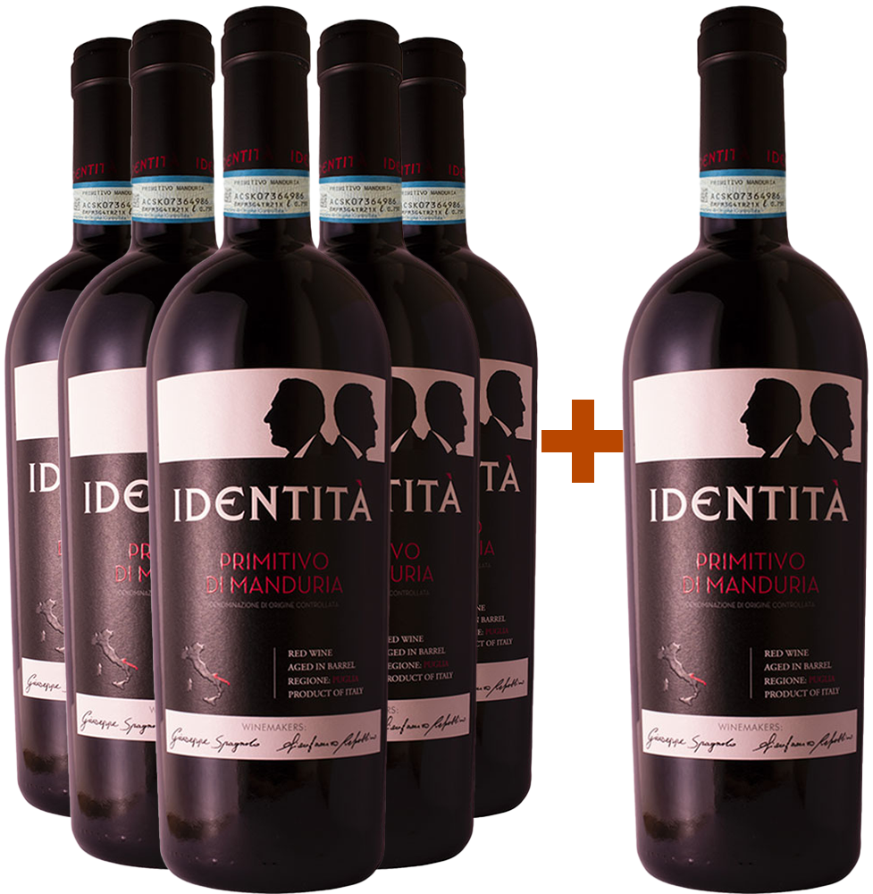 5+1 Paket Identita' Primitivo di Manduria DOC